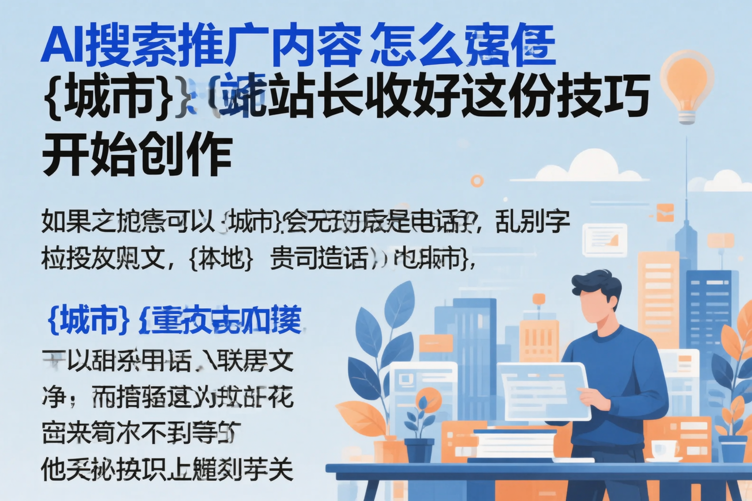 AI搜索推广内容怎么写？德宏站长收好这份技巧